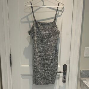 Almost Famous Textured Gray Mini Dress 👵MT